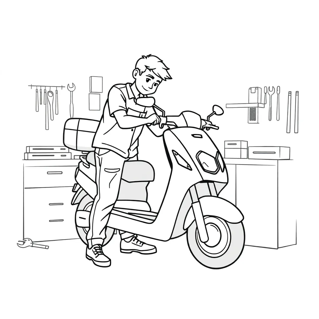 Negocio Electric Scooter Drt